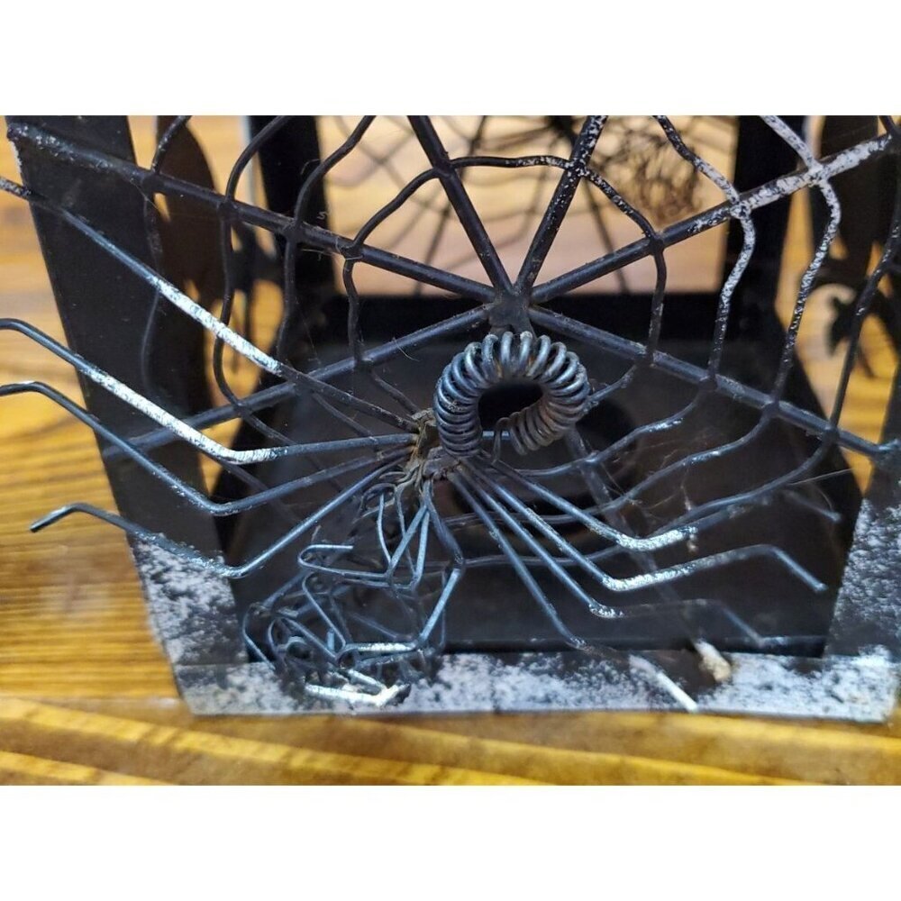 Halloween Lantern With Spiders And Cats - Picture 3 of 10